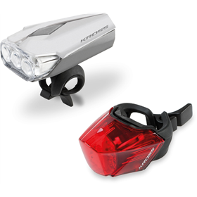 Zestaw lampek rowerowych KROSS Lumi Set II